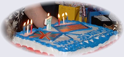 the cake